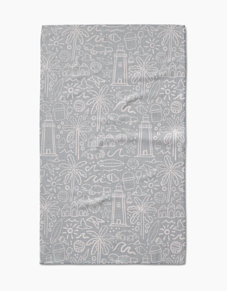 Beach Day Kitchen Tea Towel