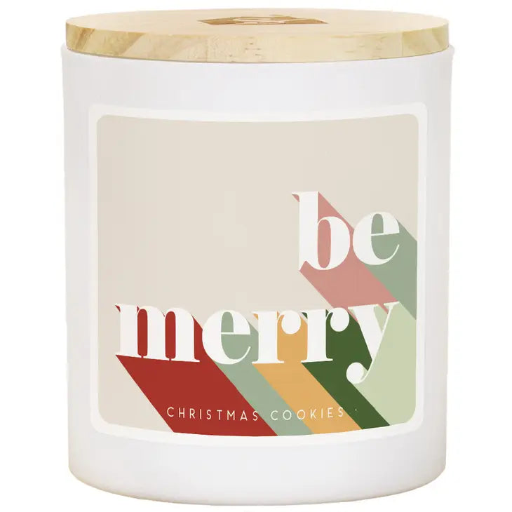 Be Merry - Frosted Mint Candle