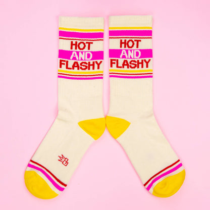 Hot and Flashy Crew Socks