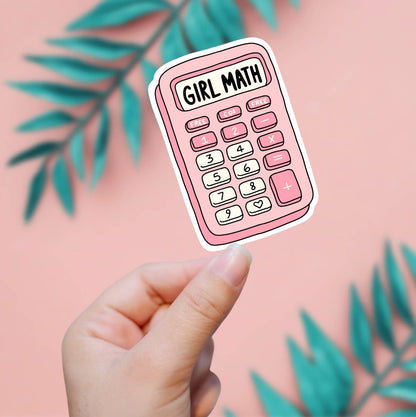 Girl Math Sticker