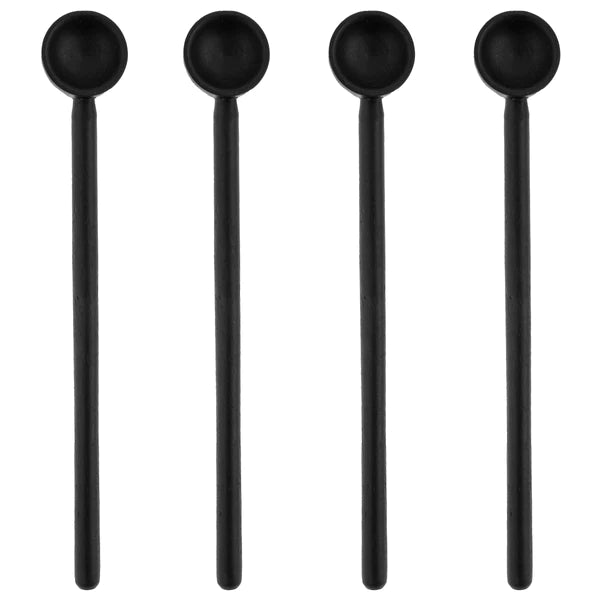 Black Wood Spoons