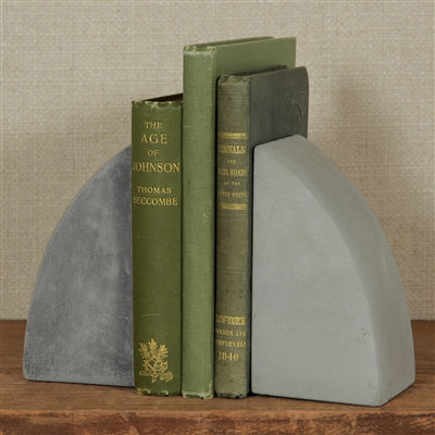 Geometric Cement Bookends