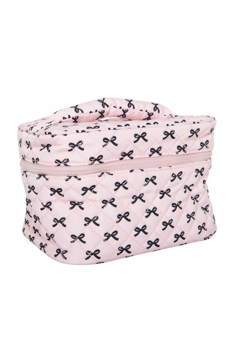 Mini Black Bows Makeup Bag
