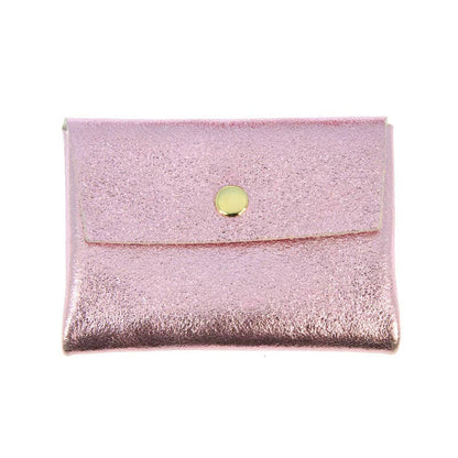 Iridescent Leather Wallet/Card Holder
