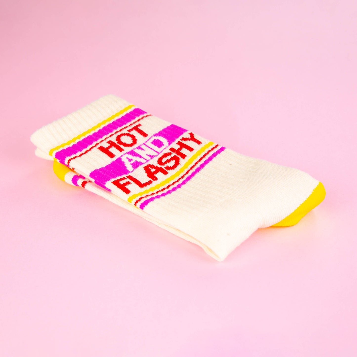 Hot and Flashy Crew Socks
