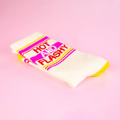 Hot and Flashy Crew Socks