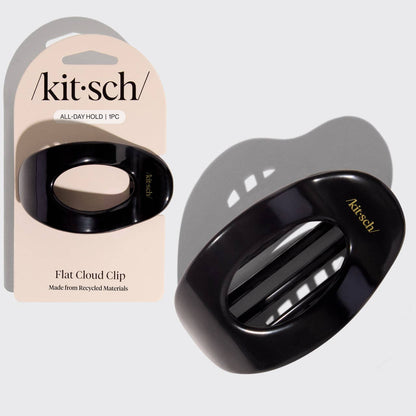 Black Medium Flat Cloud Clip