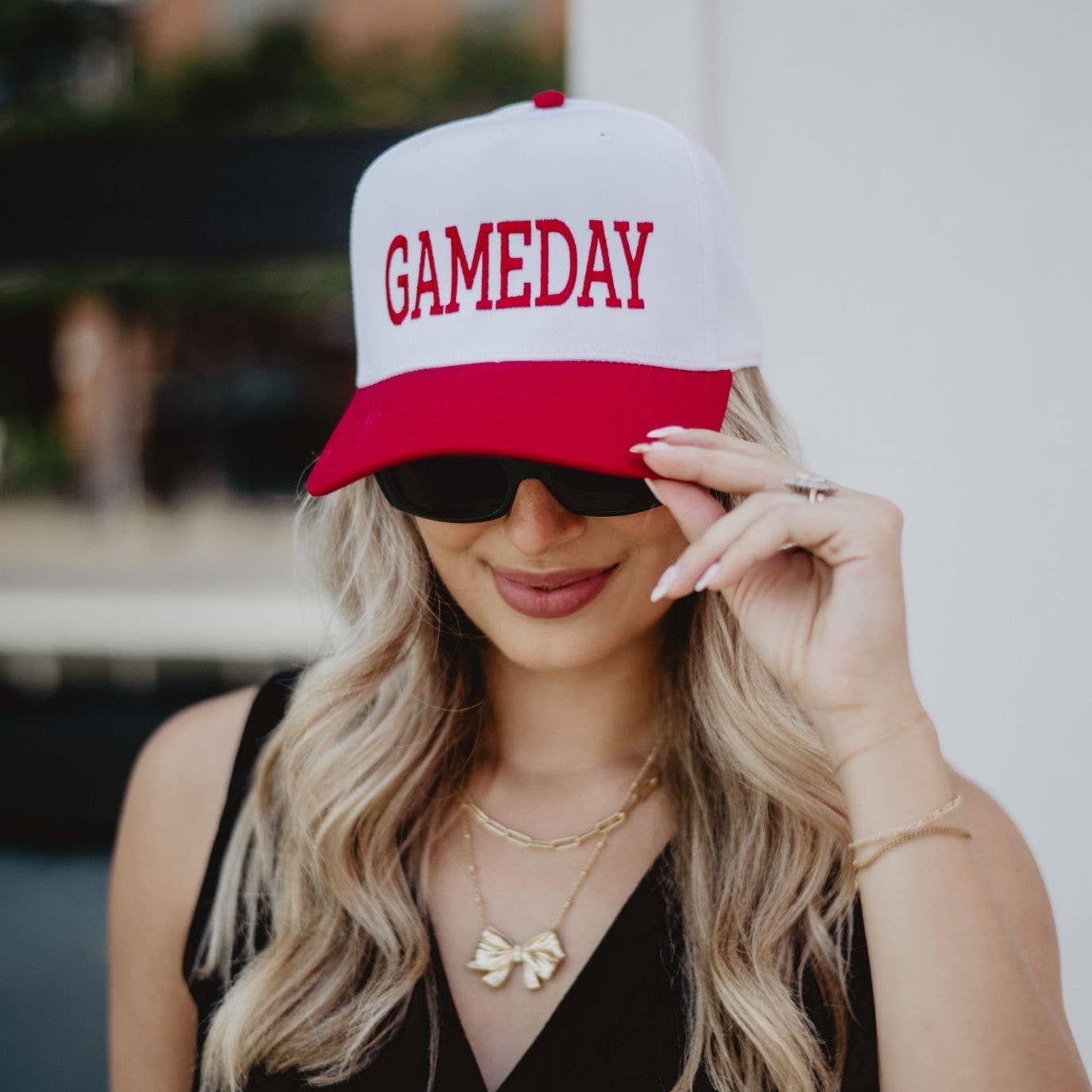 GameDay Black & White Trucker Hat