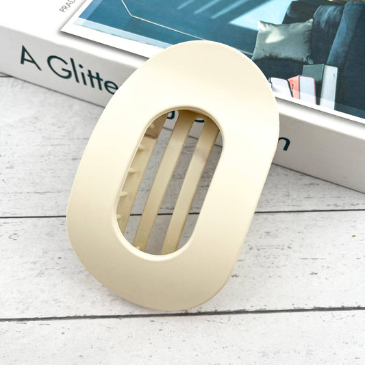 Flat Oval Hair Clip