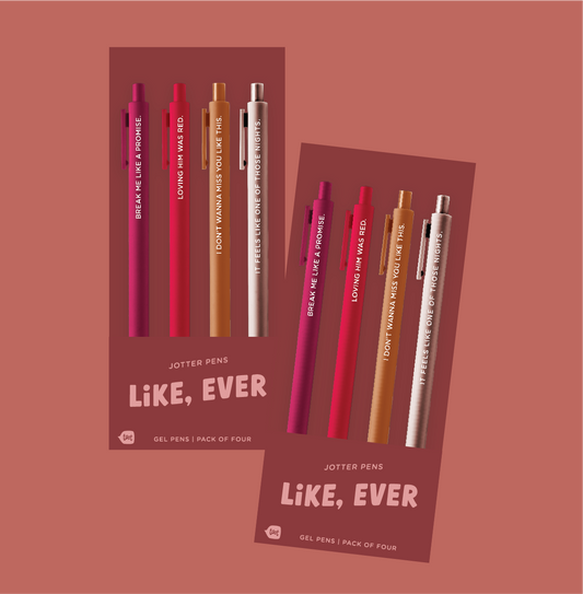 Like Ever (Red) Jotter Set