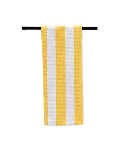 Summer Bold Yellow Kitchen Tea Towel