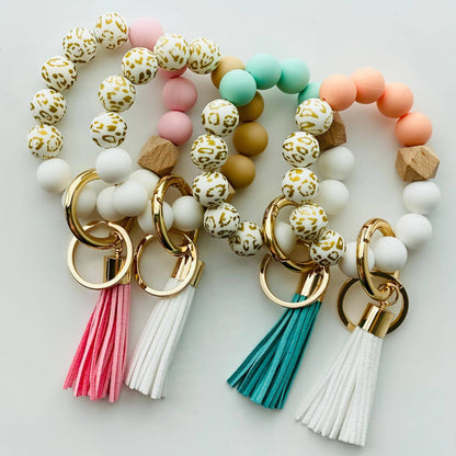 Hot Pink Bangle Keychain