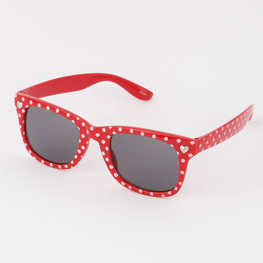 Kids Heart Dot Sunglasses