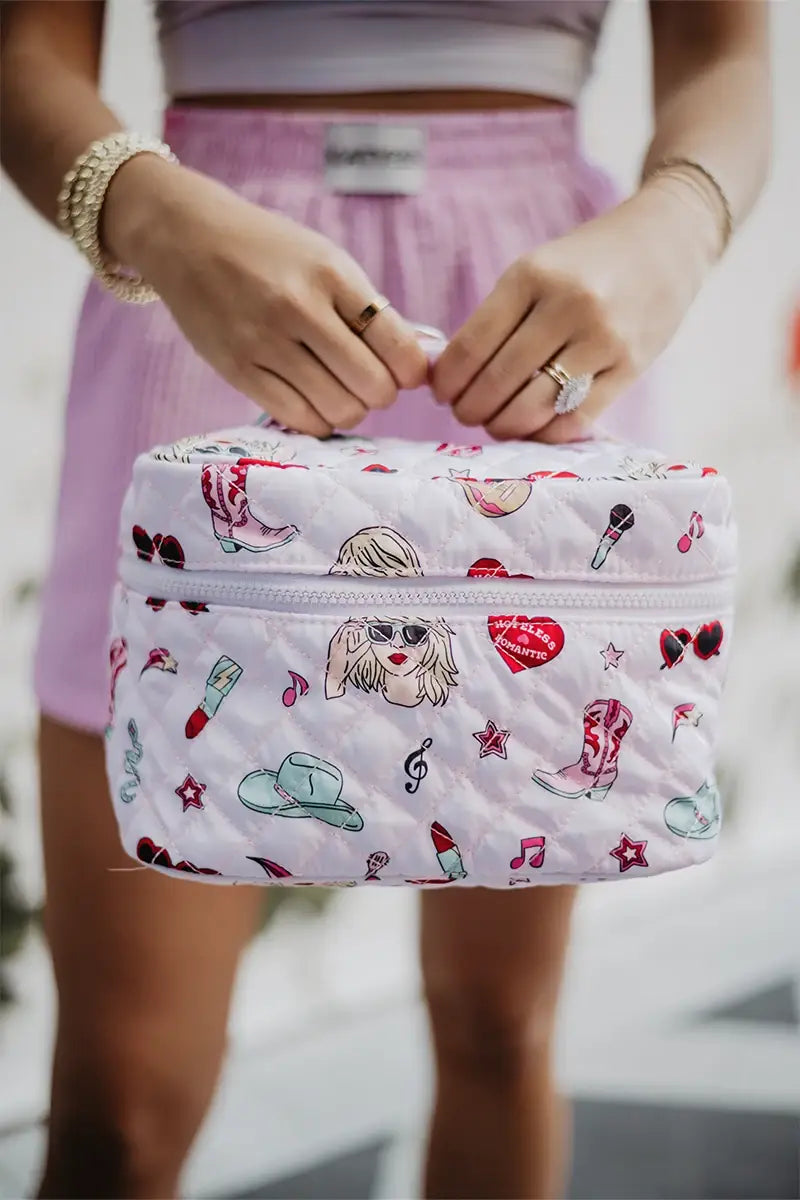 Music Girl Icons Makeup Bag
