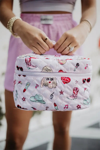 Music Girl Icons Makeup Bag