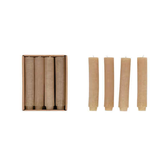 Linen Pleated Taper Candles