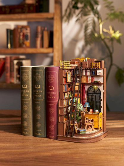 Silent Corner Study Book Nook Shelf Insert