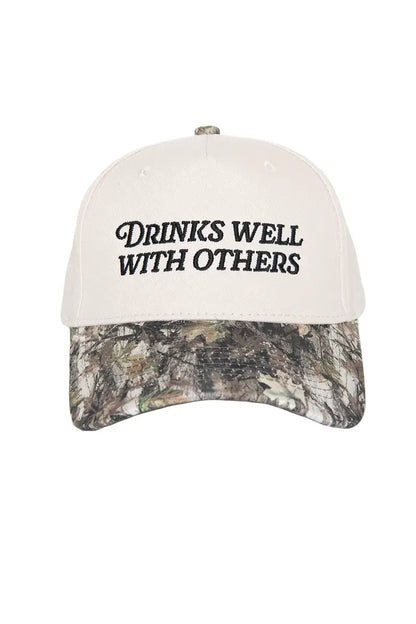Drinks Well With Others Trucker Hat