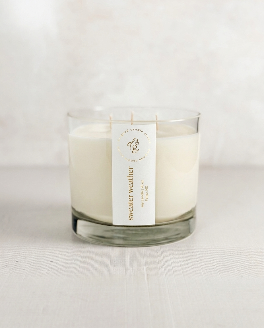 Sweater Weather Triple-Wicked Soy Candle