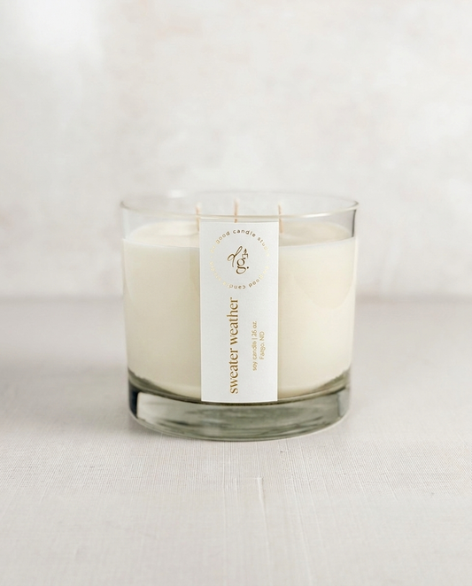 Sweater Weather Triple-Wicked Soy Candle
