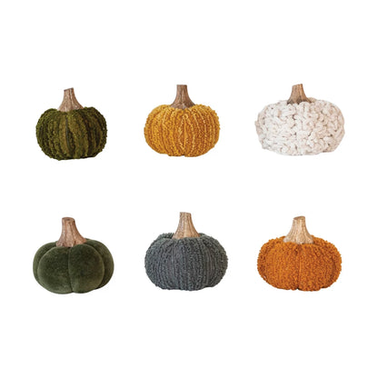 Boucle/Velvet Pumpkins