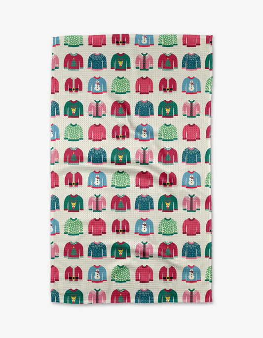 Christmas Sweaters Kitchen Tea Towel