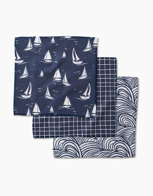 Coastal Day Dishcloth Set