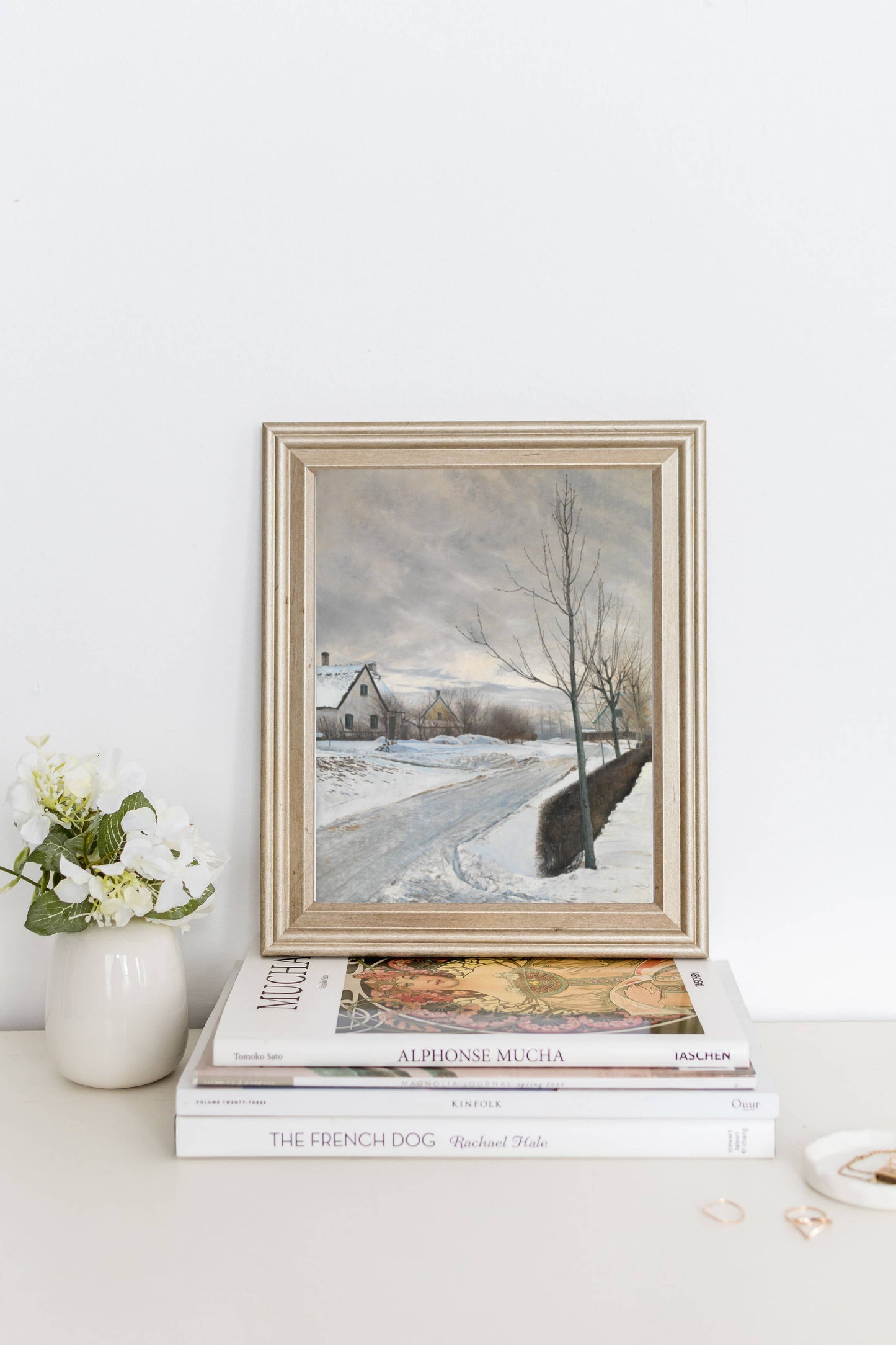 Winter Vintage Art Print