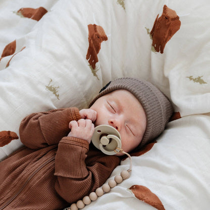 Wild Wood Bamboo Rayon Muslin Swaddle