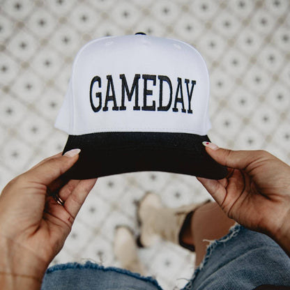 GameDay Black & White Trucker Hat