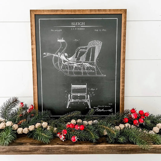 Vintage Patent Christmas Signs