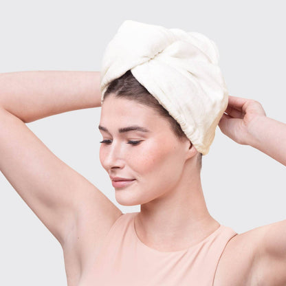 Ivory Quick Dry Hair Towel