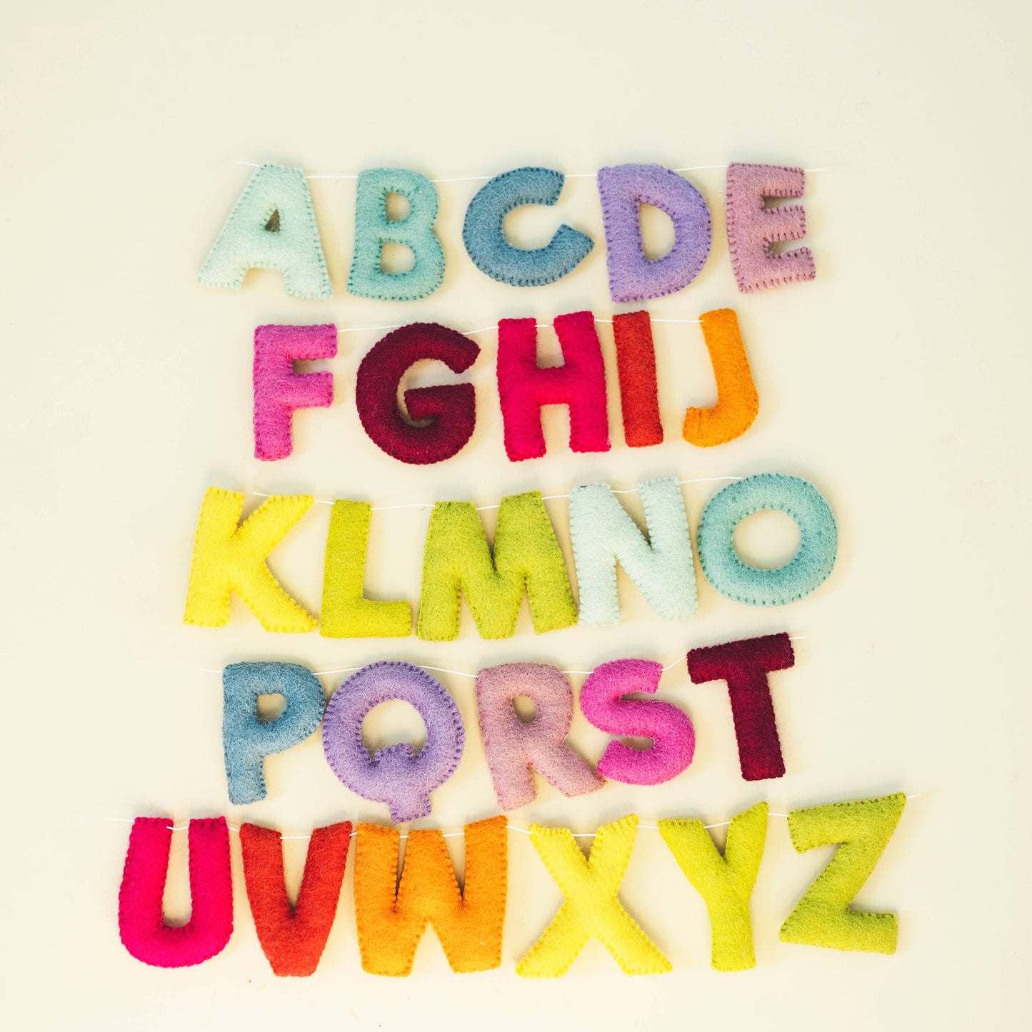 Felt Alphabet Garland