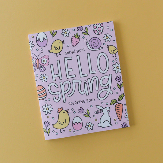 Hello Spring Coloring Book