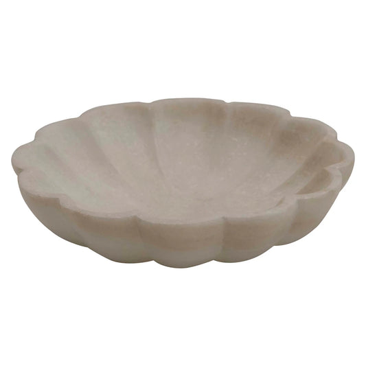 Marble Flower Bowl