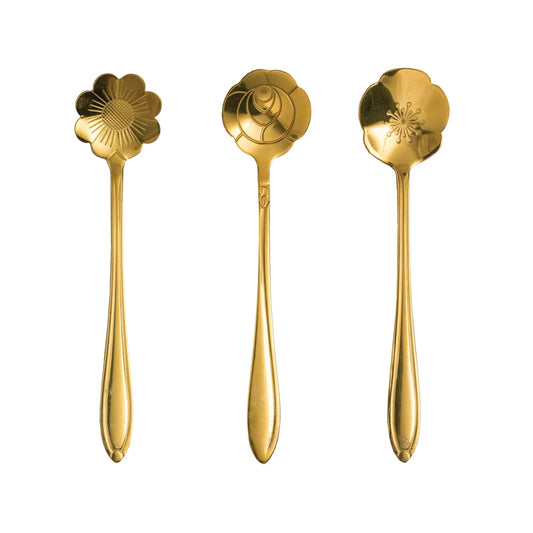 Flower Shaped Spoons