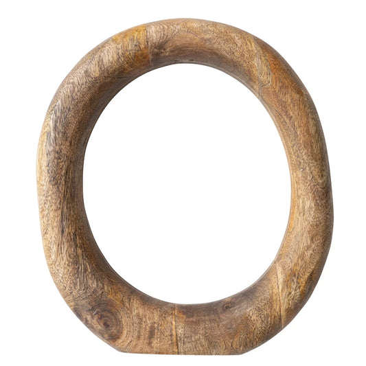 Mango Wood Standing Circle Decor