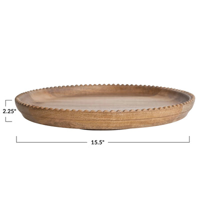 Mango Wood Lazy Susan