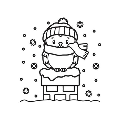 Winter Wonder Mini Coloring Book