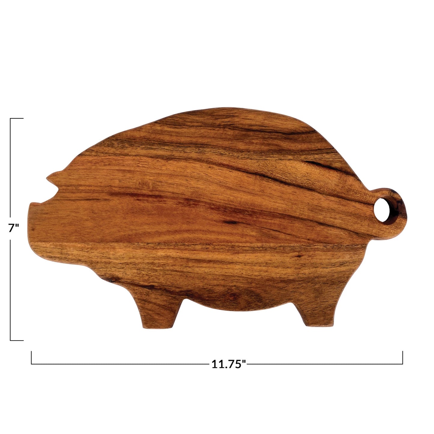 Mango Wood Pig Shaped Cheese/Cutting Board