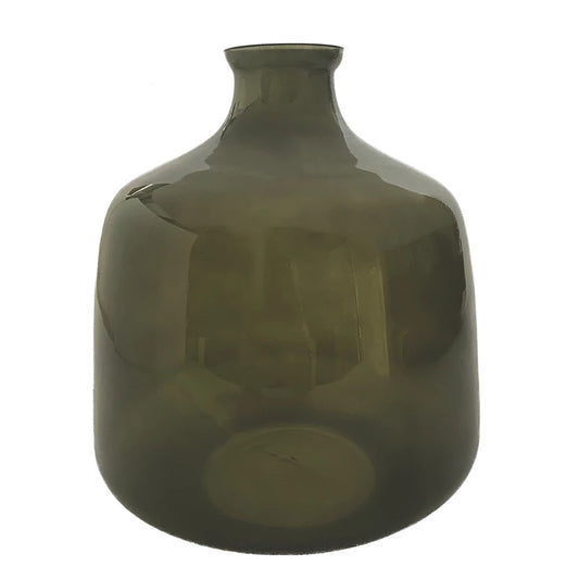 Green Glass Vase