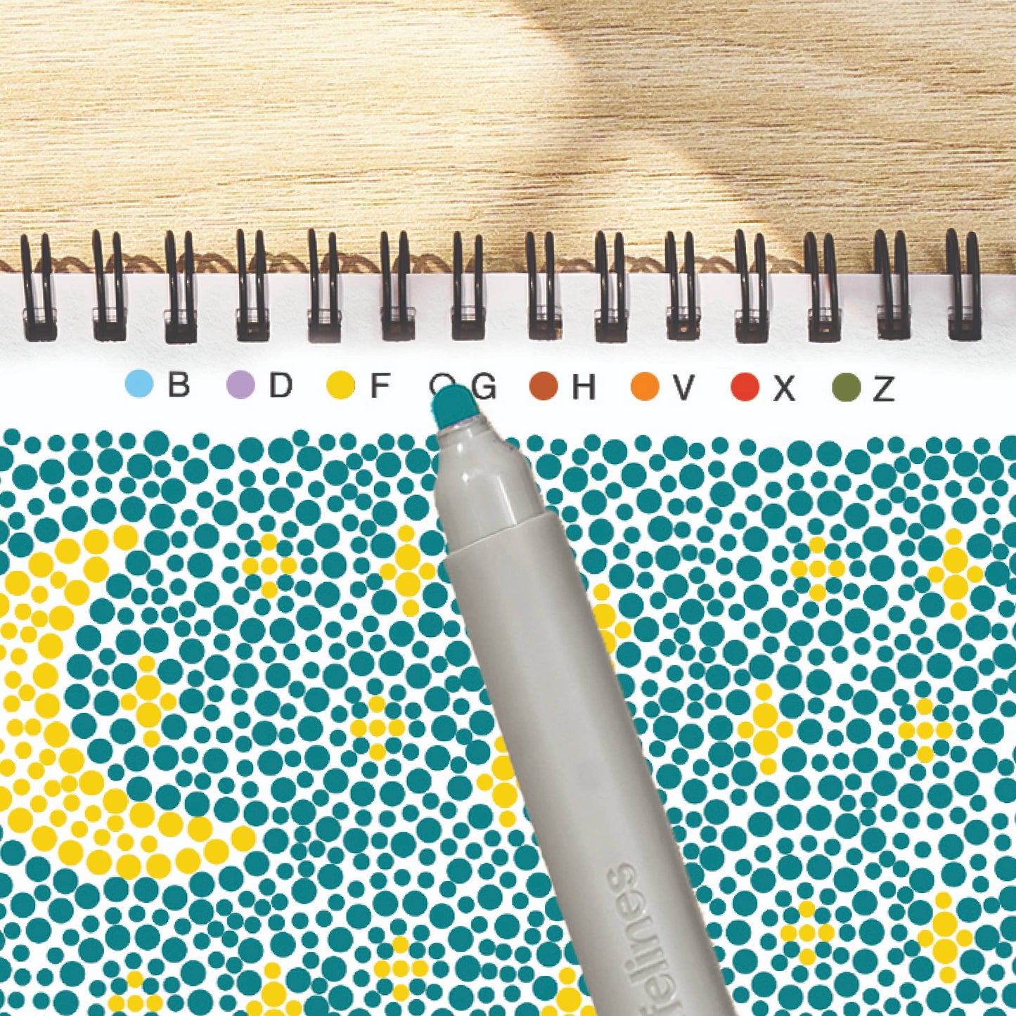 Sweater Weather FlowArt Dot By Letter