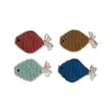 Cotton Crocheted Fish Scrubbies