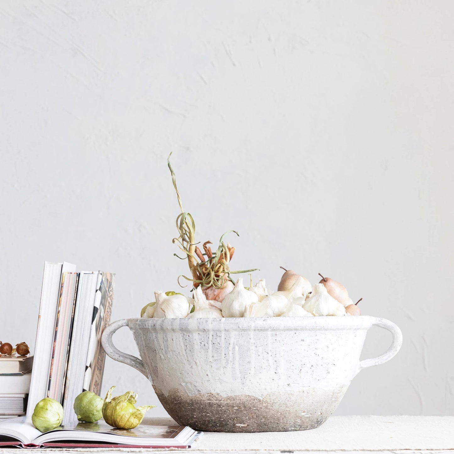 Terra-cotta Bowl w/ Handles