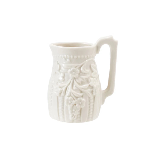 Embossed Stoneware Vintage Reproduction Creamer