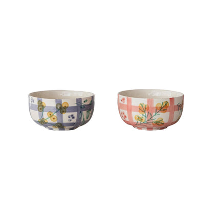 Hand-Painted Stoneware Bowl