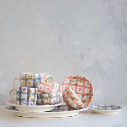 Hand-Painted Stoneware Bowl