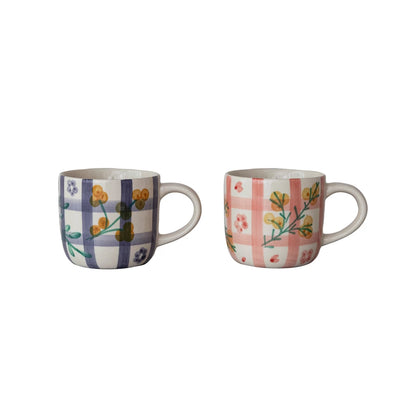 Hand-Painted Stoneware Mug