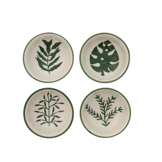 Hand-Painted Stoneware Bowl