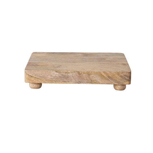 Mango Wood Footed Cheese/Serving Board